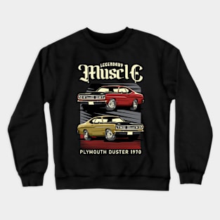 1970 Plymouth Duster Muscle Car Crewneck Sweatshirt